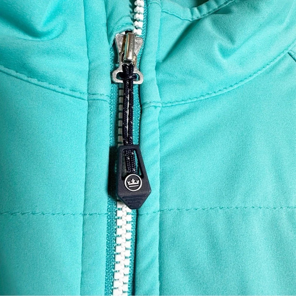 Peter Millar Womens Jacket Hyperlight Merge Teal Size Large Golf  Water Wind - Picture 5 of 12